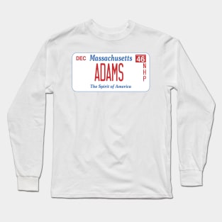 Adams National Historical Park license plate Long Sleeve T-Shirt